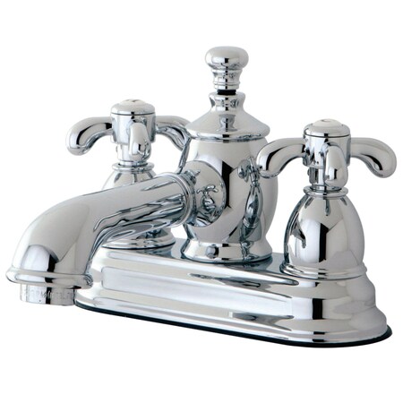 Kingston Brass KS7001TX 4" Centerset Bathroom Faucet, Polished Chrome KS7001TX